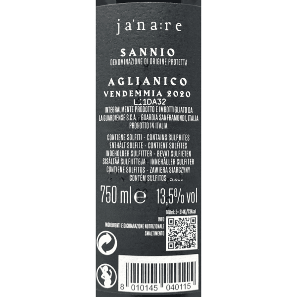 Aglianico Janare Lucchero Sannio DOP...