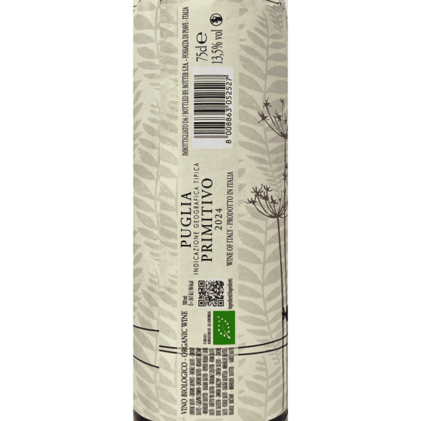 Primitivo Puglia IGT 2024 Bio - Botter