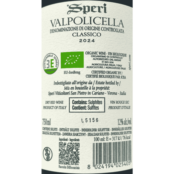 Valpolicella Classico DOCG 2024 Bio -...