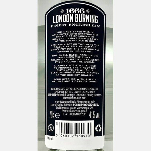 London Burning Gin 0,7L