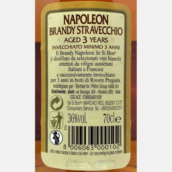 Napoleon Brandy Stravecchio 0,7L