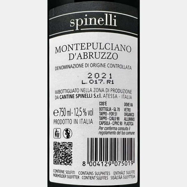 Montepulciano d’Abruzzo DOC 2021 -...