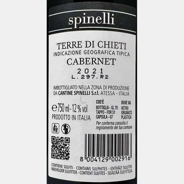Cabernet Terre di Chieti IGT 2022 -...