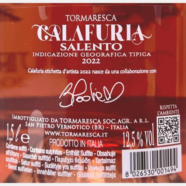 Calafuria Rosé Salento IGT 2022...