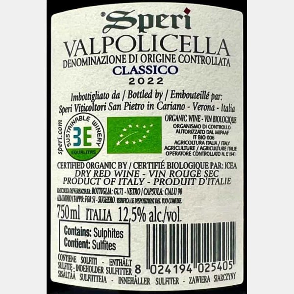 Valpolicella Classico DOCG 2022 Bio -...