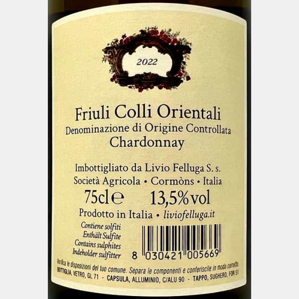 Chardonnay Friuli Colli Orientali DOC...