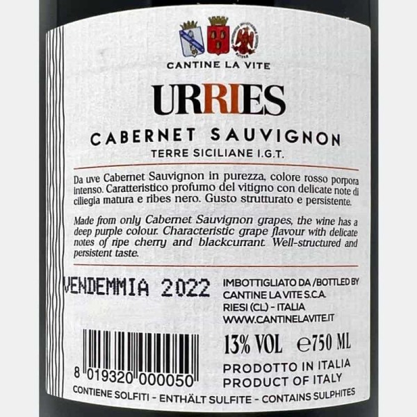 Cabernet Sauvignon Urries Terre...