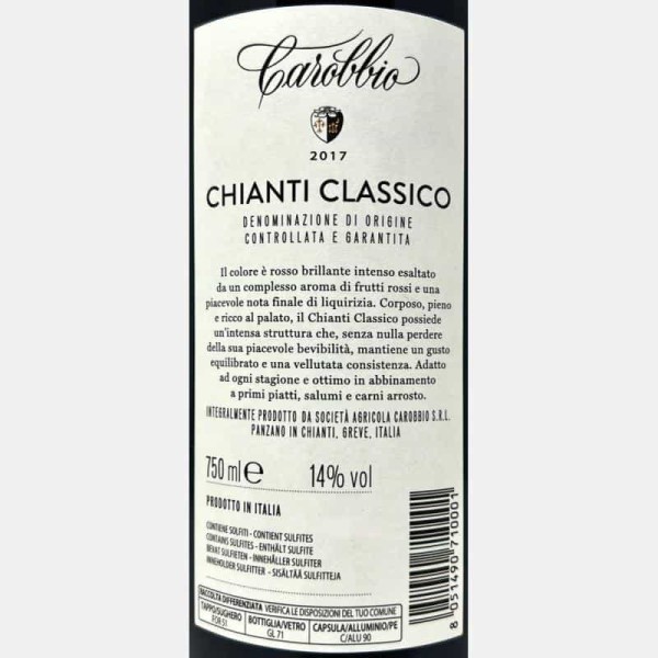 Chianti Classico DOCG 2017 - Carobbio