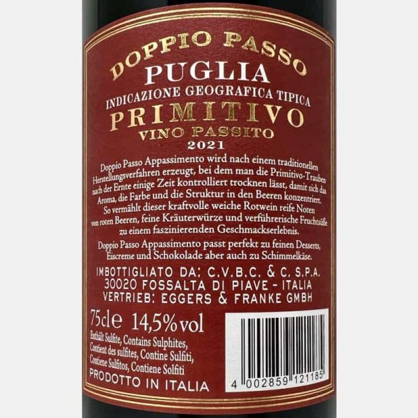 Appassimento Primitivo Puglia IGP...