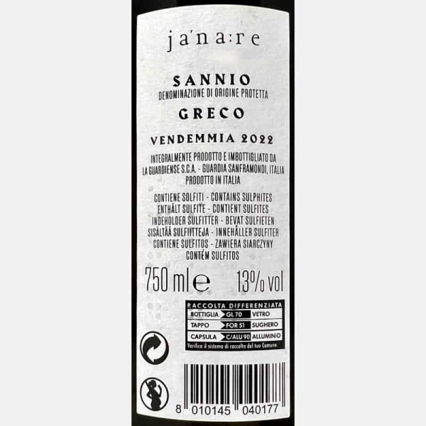 Greco Janare Pietralata Sannio DOC...
