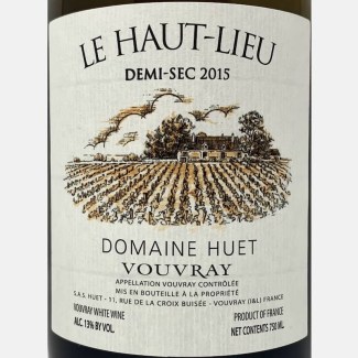 Vouvray Le Haut-Lieu...
