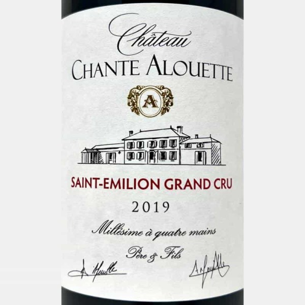 Saint Emilion Grand Cru AOC 2019 -...