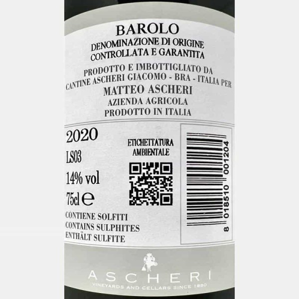 Barolo Blue Label DOCG 2020 - Matteo...