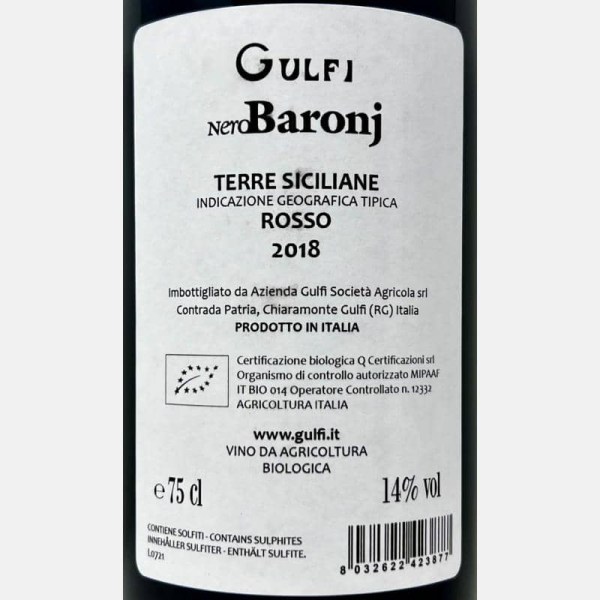 Nero d'Avola NeroBaronj Terre...