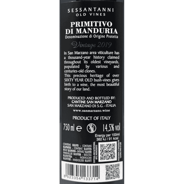 Primitivo di Manduria Sessantanni 60...