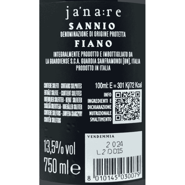 Fiano Janare Sannio DOP 2024 - La...