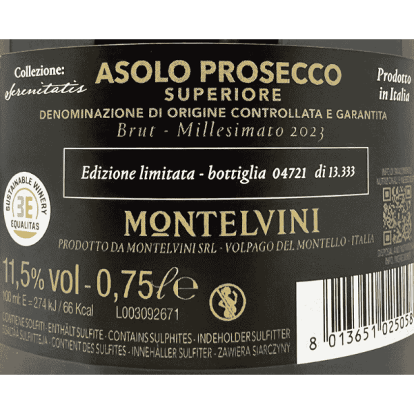 Prosecco Superiore Asolo FM333 Brut...