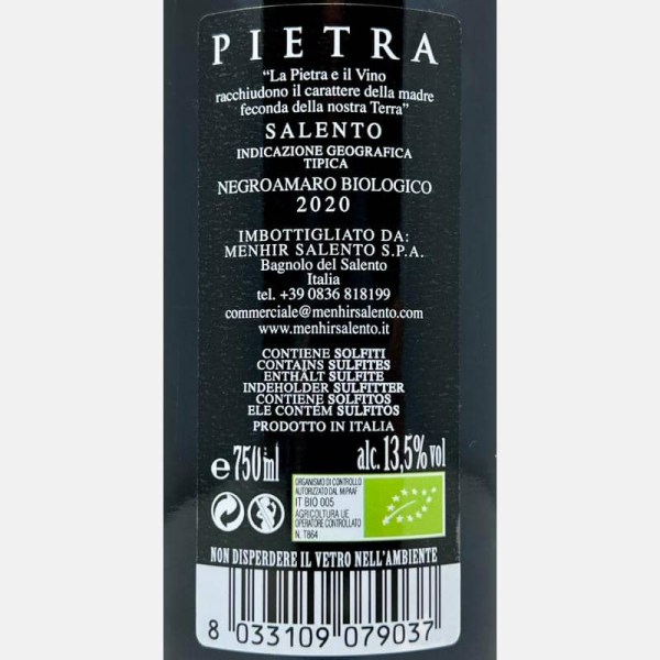 Negroamaro Pietra Salento IGT 2021...