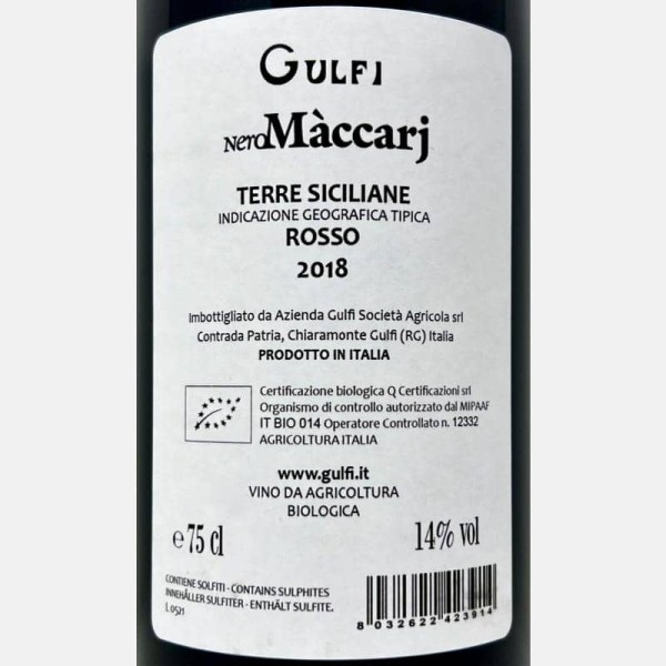 Nero d'Avola NeroMaccarj Terre...