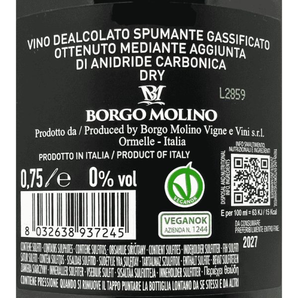 Spumante Alcohol Free Dry 0,0% -...