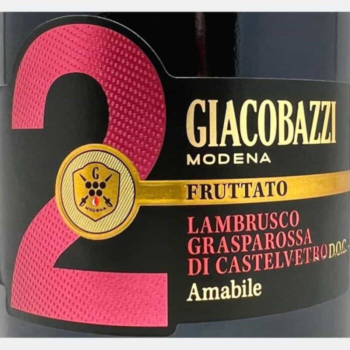 Lambrusco Grasparossa di Castelvetro 2 Amabile DOC - Giacobazzi