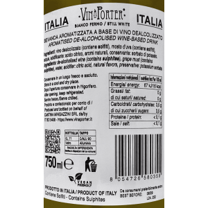 Vino Bianco Fermo Sotto Zero Alcohol Free 0,0% - Vin a Porter