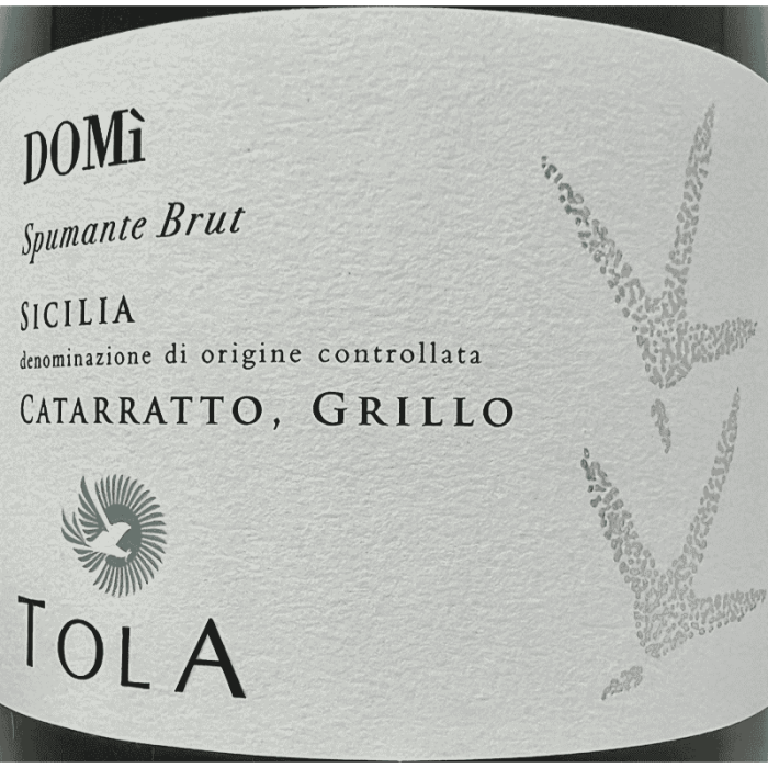 Spumante Brut Domì Catarratto Grillo Sicilia DOC - Tola